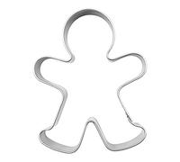 BekkiB - Emporte-pièce pour biscuits "homme en pain d'épices/garçon" - env. 6,3 cm, en acier inoxydable pour cuire des biscuits et des gâteaux, lavable au lave-vaisselle - 86