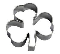 BekkiB - Emporte-pièce « trèfle » - env. 4,5 x 4,5 cm - Emporte-pièce en forme de trèfle en acier inoxydable - Passe au lave-vaisselle - Pour la cuisson des biscuits - 8006