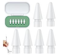 BEKKLPOU 6 Pointes de Rechange pour Apple Pencil 1/2/Pro Génération (Vert)