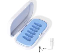 BEKKLPOU Boîte De Rangement pour Stylets, Pointes De Rechange pour Stylets Très Sensibles, pour Apple Pencil Pro/2e Génération/1re Génération/USB c (Bleu)