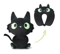 BEKKLPOU Oreiller en Forme De U De Dessin Animé, Coussin Repose De Cou en Forme U Oreiller, Transformable Convient pour IA Maison, Ie Bureau Et Les Voyages (Coussin Transformer A)