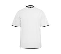 Bekleidung Contrast Tall Tee T-Shirt Blanc XXL Homme