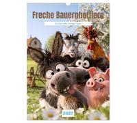 Bekloppt aber glücklich (Wandkalender 2027 DIN A3 hoch), CALVENDO Monatskalender: Hier ist garantiert keiner ganz normal und genau das macht diese tierische Truppe so liebenswert!