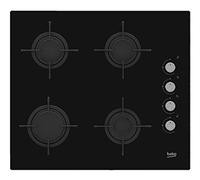 Beko Table de cuisson encastrable HILG64120S – Gaz 4 feux 60 cm