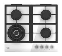 Plaque induction Beko Plaque Gaz HILW64225SW 7763586728 9500W 230V 4 Foyers Acier Inoxydable