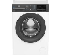 Beko b300 BMEUWU4841A machine à laver Charge avant 8 kg 1400 tr/min Noir, Blanc
