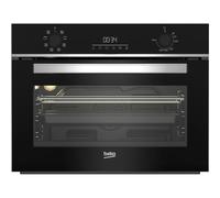 Beko BBCM13300X Einbaubackofen, 60cm breit, 48L, Kindersicherung, SteamShine, edelstahl