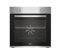 Beko BBIE12000X Four encastrable - 66L, SteamShine, Éclairage halogène, 6 fonctions de cuisson, H x L x P (cm) : 59,5 x 59,4 x 56,7, Acier inoxydable, Classe A