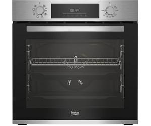 Beko BBIM12300XCE Four encastrable - 72L, 8 fonctions de cuisson, Écran LED, Porte robuste, Dimensions : H 59,5 x l 59,4 x P 56,7 cm, Noir