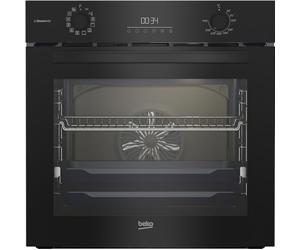 Beko BBIS17300BCS B300 Four à encastrer multifonction 12 fonctions SteamAdd, fonction vapeur, porte SoftClose, panneau arrière catalytique, mâchoire rétractable, noir