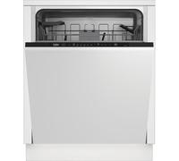Beko BDIN16430 b300 Lave-vaisselle encastrable 60 cm entièrement intégré, pour 14 couverts, 3 niveaux de rinçage, 5 températures, 6 programmes, demi-charge, ouverture automatique de la porte, MultiTab