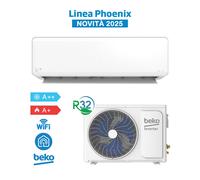 Beko BEHPE180 + BEHPE181 Climatiseur 18000 BTU A++/A+ 5kW Phoenix WiFi, R32 Inverter, Blanc - Nouveauté