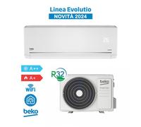 Beko BEHPG120 + BEHPG121 Climatiseur 12000Btu 3,5Kw WIFI Evolutio 2024, R