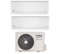 Beko BGMPO 181 Climatiseur Double split Refroidissement 24000 BTU, Adapté à 2 pièces, Système de filtration de l'air