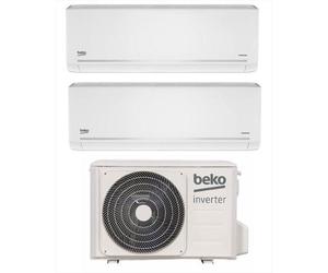 Beko BGMPO 181 Climatiseur Double split Refroidissement 24000 BTU, Adapté à 2 pièces, Système de filtration de l'air