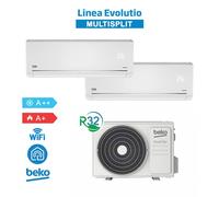 Beko BGMPO181 + BGMPI 095-125 Kit Climatiseur Dual Split Evolutio 2025 WiFi 9+12 [EEK: A+++]