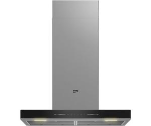 Beko BHCB66641BBHS hotte murale Noir, Acier inoxydable 710 m³/h