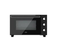 Beko - BMF30B - Four électrique, cuisson ventilée, 30 litres, 1500 W, 4 fonctions, minuterie 90 min, température jusqu'à 230° - Noir