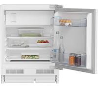 Beko BU1154N b100 Réfrigérateur encastrable avec congélateur - Réfrigérateur 92 l - Congélateur 15 l - MinFrost, éclairage intérieur LED, porte fixe, dégivrage automatique, niche 82 cm, blanc
