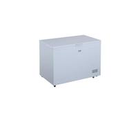 Beko CF316EWN Congélateur coffre, congélateur coffre, 308 l de volume utile, 1 panier de congélation, alarme de température, roulettes de transport, système d'affichage LED, 40 dB(A), utilisable dans