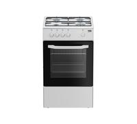 Cuisinière gaz et four BEKO CSG42001FW - Blanc Blanc G