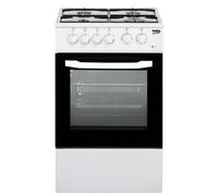 BEKO CSS42014FW BEKO CUISINE À GAZ 4 BRÛLEURS FOUR ÉLU.54LT 50x50 BLANC CSS