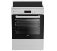 Beko Cuisinière induction 72l 3 feux blanc - FSE68302MWC