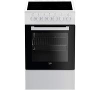 beko cuisinière vitrocéramique 60l 4 feux blanc fss57100gw [EEK: A]