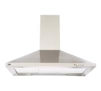 Beko CWB9441XNH - Hotte - hotte décorative - largeur : 89.8 cm - profondeur : 49 cm - evacuation & recyclage - acier inoxydable