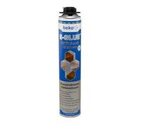 beko E-GLUE Mousse adhésive de construction 810 ml 280 761 9-1K Mousse adhésive en polyuréthane pour brique, béton, bois, béton cellulaire, escaliers et rebords de fenêtre