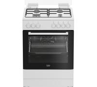 Beko FBE62011WC four et cuisinière A Electrique Gaz Blanc