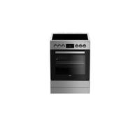 Beko Cuisinière FBE67310GX vitrocéramique 66 l 4 feux Inox