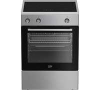 Beko FBE69100X Cuisine à Libre Installation 60 x 60 cm, Plateau à induction 4 zones, four multifonction 72 L classe A, inox, HidroClean