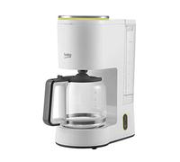 Beko - FCM1321W - Machine à Café Américain avec Verseuse Verre, 1000 W, 10 Tasses - Blanc, 22,4 x 22,9 x 36,8h cm