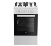 Beko four et cuisinière Gaz Blanc A - FSS52020DW