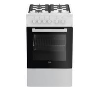 Beko four et cuisinière Gaz Blanc A - FSS52020DW