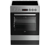 Beko FSM67320GXS - Cuisinière - pose libre - Largeur : 60 cm - Profondeur : 60 cm - Hauteur : 85 cm