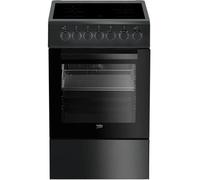 Beko FSS57100GAC - Cuisinière - pose libre - largeur : 50 cm - profondeur : 60 cm - hauteur : 85 cm - avec système auto-nettoyant - anthracite