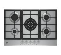 Beko HAW752C5SX Acier inoxydable Intégré 75 cm Gaz 5 Cuisinière(s)