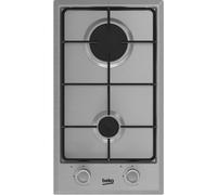 Beko HDCG 32220 FX Acier inoxydable Intégré 29 cm Gaz 2 zones