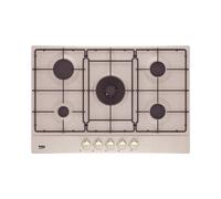 Beko HIAW 75224 SAVR Table de cuisson encastrable 75 cm Gaz 5 feux Flocons d'avoine