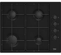 BEKO HIBG64120SB ENCIMERA NEGRA EMPOTRADA 60 CM GAS 4 ZONA (S)