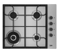 Beko hibw64125sx plaque acier inoxydable intégré (placement) 61 cm gaz 4 zone(s)