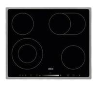 Beko HIC 64503 TX - Vitrocéramique - 4 plaques de cuisson - Niche - largeur : 56 cm - profondeur : 49 cm - avec garnitures en acier inoxydable - noir Noir G