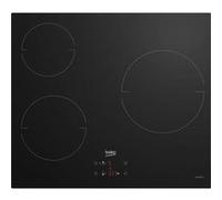 Table de cuisson vitrocéramique - BEKO - 3 foyers - 60 cm - HIC63400