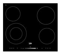 Beko HIC64502T - Vitrocéramique - 4 plaques de cuisson - Niche - largeur : 56 cm - profondeur : 49 cm - noir - sans cadre