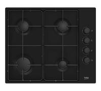 Beko HIGG 64123 SB plaque Noir Intégré 60 cm Gaz 4 zone(s)