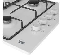 Beko HIGG 64123 SW plaque Blanc Intégré 60 cm Gaz 4 zone(s)