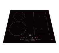 Beko HII 64500 FTO Plaque de cuisson autonome à induction, noire, 2600 W, sans cadre