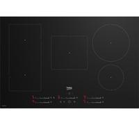 Beko HII85720UFT Table de cuisson à induction encastrable 80 cm 5 brûleurs Noir